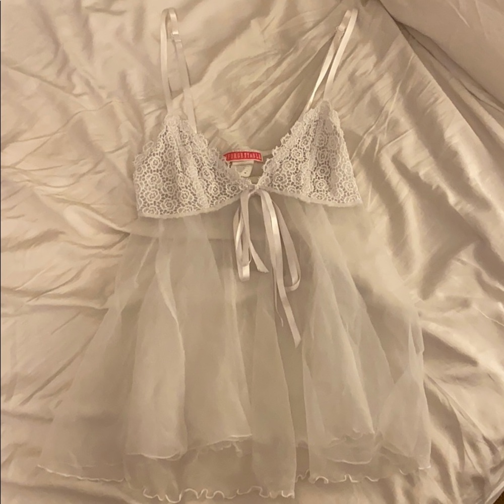 lace lingerie style top
